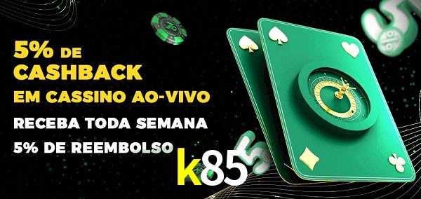 Promoções do cassino ao Vivo k85